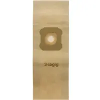 Hanestroem Støvsugerposer, papir, 1x5stk. DU12151 Modsvarer: N/A