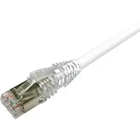 AMP NETCONNECT Patchkabel kat 6A S/FTP PiMF, længde: 20,0 m farve: hvid med LSZH kappe
