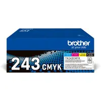 Brother TN243CMYK / TN 243CMYK Value Pack 4-Pack