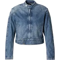 G-Star Short Moto Jacket - Medium blue - Women