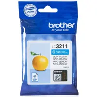 Brother 3211 Blækpatron cyan LC3211C Modsvarer: N/A