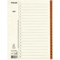 Esselte Register Servo A4/1-20, 10 stk.