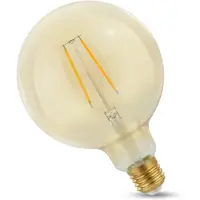 Spectrum LED E27 Globuslampe LED Ravfarvet 2W 2400K