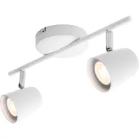 Airam Scandic Spot Loftslampe 2xGU10 Hvid 9610576 Modsvarer: N/A