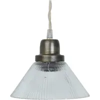 Strömshaga Loftslampe Gunilla Small Klar/Antik Messing