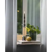 Konstsmide Cassis Bordlampe/lysestage LED USB sølv 2200K/2700K dæmpbar