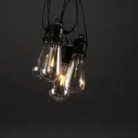 Konstsmide Lyssløjfe E27 med 10 klare LED-lamper 5V/IP44 4149-800 Modsvarer: N/A