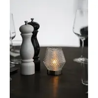 Konstsmide Ljuslykta LED Klart glas inkl. batteri IP20 1804-100 Modsvarer: N/A