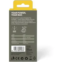 Aqiila Cablebird CS21 USB C - Lightning 30W silikone 1m hvid