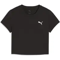 Puma Wardrobe Ess Kurzes Figurbetontes T-shirt, størrelse X-Large