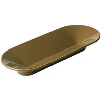 Muuto Mere skål 51,5x21,5 cm Brown Green