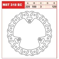 TRW Mst 318 Ec Bremse Skive