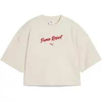 Puma PREMIUM Essentials Oversized Graphic Tee Women, Clothing, Alpine Snow, XL
