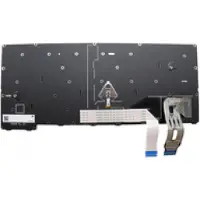 Lenovo LCFC - Notebooks udskiftningstastatur - med Trackpoint - bagbelyst - QWERTY - USA med Euro-symbol - sort - FRU