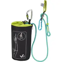 Edelrid - Klatreslynger - Via Ferrata Belay Kit II til Unisex - Størrelse 15 m - Grøn