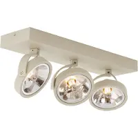 QAZQA Moderne loftspot beige G9 rund justerbar 3-lys - Go