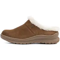 Minnetonka Slipper 'Emerson' creme / sepia