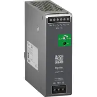 Schneider Electric MODICON STRØMFORSYNING 100-240 V AC, 24V DC, 5A 1.FASET OPTIMIZED BREDDE 40 mm HØJDE 124 mm