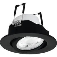 Eglo CONNECT.Z SALICETO SMART indbyg kip sort M/FARVER(RGB) OG TUNABLE WHITE
