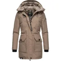 NAVAHOO Vinterjakke chamois / sort / hvid