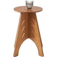 SoBuy Sidebord Brun Ø30,5 cm - HFBT01-K-BR