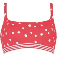 Vivid Bikinioverdel rød / offwhite