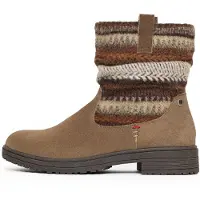 Minnetonka Snørestøvletter 'Joli' brun / cappuccino / mørkebrun