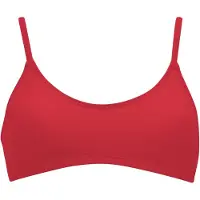 Vivid Bikinioverdel rød