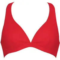 Vivid Bikinioverdel rød