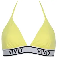 Vivid Bikinioverdel 'Mix&Match' citron / sort / hvid