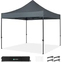 Vonroc Easy-Up Party Telt - Pavillon - 3x3 m | Grå
