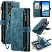 CASEME Samsung Galaxy S25+ C30 Multifunktionel Pung - Blå