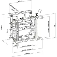 Equip 650352 45´´-70´´ Pop-out Bracket Tv-beslag