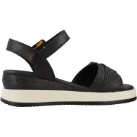 Carmela Carmelatil kvinder. 16222701-NEGRO Sandaler 162227 sort (38), Stof, 5-8 cm, Spænder, Casual