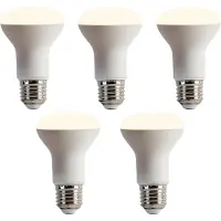 LUEDD Sæt med 5 dæmpbare E27 LED pærer R63 6,2W 520lm 2700K