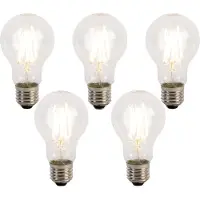 LUEDD Sæt med 5 E27 3-trins dæmpbare LED-pærer A60 5W 700 lm 2700K
