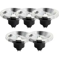 LUEDD Sæt med 5 GU10 dæmpbare LED-pærer 111mm 10,5W 770LM 4000K