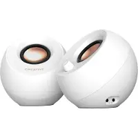 Ginza.se Pebble Pro - Højttalere - til PC - 2.0-kanal - trådløs - Bluetooth - USB - 30 Watt (Total) - hvid