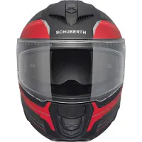 Schuberth S3 Apex Integralhjelm Mat/Sort/antracit/Rød 55