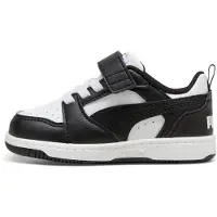 Puma Rebound V6 Low Sneakers Toddlers, Shoes, White/Black, 20