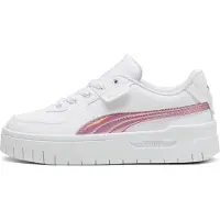Puma Cali Dream Iridescent Youth Sneakers, Shoes, White/Rose Gold, 36