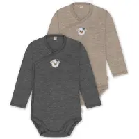 Normani Sparkedragt/Body beige / antracit / blandingsfarvet