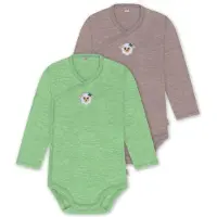 Normani Sparkedragt/Body chamois / smaragd / kiwi / hvid