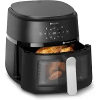 Philips 2000 Series NA231 - Varmluftsrister - 6.2 liter - 1.7 kW - sort/ sølv