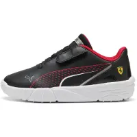 Puma Scuderia Ferrari HP Drift Cat 11 Sneakers Kids, Shoes, Black/Rosso Corsa, 30