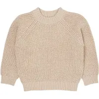 Copenhagen Colors Bluse - Strik - Beige - - 7 år (122) - Bluse