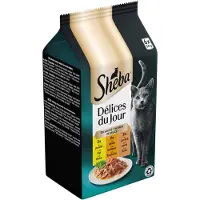 Sheba Delices du Jour Fjerkræ Selectie i sauce til katte multipack (50g)