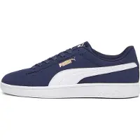 Puma Smash 3.0 Buck Sneakers, Shoes, Navy/White/Gold, 40.5