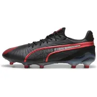 Puma King Ultimate FG/AG - Sort/Rød LIMITED EDITION, størrelse 40½