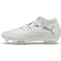 Puma FUTURE 8 ULTIMATE FG Football Boots Unisex, Shoes, White/Matte Silver, 36